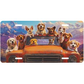 Highland Cow Flower Ink License Plate Cover Front License Plate Frames Aluminum Car Decor Accessory for US Vehicles with 4 Holes Auto Novelty Vanity Tag for Suvs Sedans Trucks Pickup 6 X 12 Inch in Kuwait