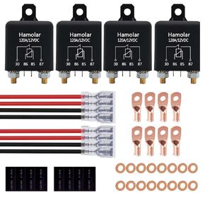 4 Pack 12V DC 120A SPST Starter Relay Switch, Heavy Duty 4 Terminal Continuous Duty, Compatible with Truck Boat Marine in Kuwait