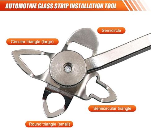 Car Windshield Lock Strip Insert Tool, Car Windscreen Seal Trim Removal & Installation Tools with 4 Tool Heads, Labor-Saving Auto Repair Accessories for Windshield Gaskets in Saudi Arabia