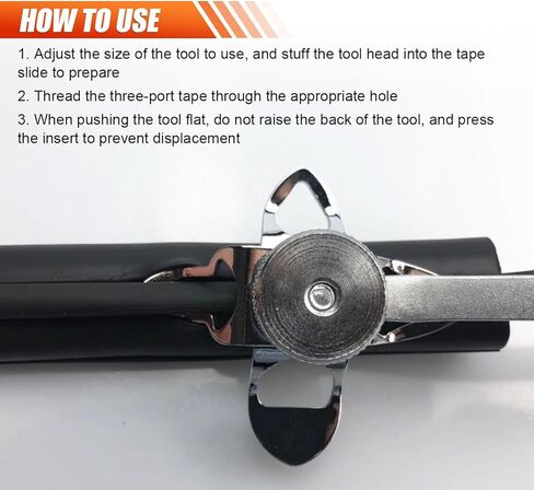 Car Windshield Lock Strip Insert Tool, Car Windscreen Seal Trim Removal & Installation Tools with 4 Tool Heads, Labor-Saving Auto Repair Accessories for Windshield Gaskets in Saudi Arabia