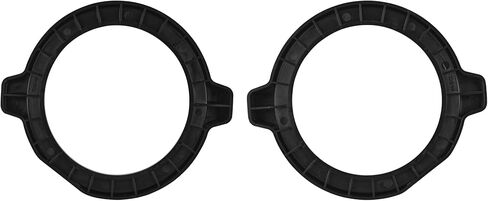 DS18 RY-HD8SBMB.1423 8" Saddlebag Speaker Adapter Kit Compatible with Harley-Davidson Touring Models 2014–2023 – CNC-Molded ABS Waterproof Mounting Rings – Paintable Finish, Includes Cutout Template in Saudi Arabia