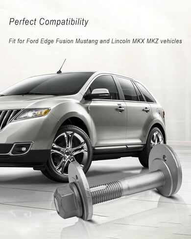 طقم مسمار غريب الأطوار لتعديل الحدبة الخلفية مناسب لسيارة Ford Edge Fusion Mustang Lincoln MKX MKZ Continental 2007-2024 استبدال DG9Z-5K978-A 7T4Z-5K751-A W716343-S440 DG9Z5K978A 7T4Z5K751A W716343S440، قطعتان in Kuwait