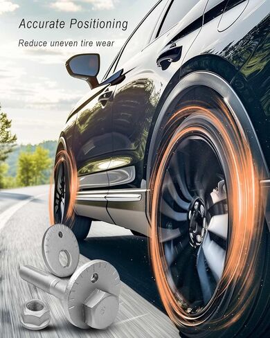 طقم مسمار غريب الأطوار لتعديل الحدبة الخلفية مناسب لسيارة Ford Edge Fusion Mustang Lincoln MKX MKZ Continental 2007-2024 استبدال DG9Z-5K978-A 7T4Z-5K751-A W716343-S440 DG9Z5K978A 7T4Z5K751A W716343S440، قطعتان in Kuwait