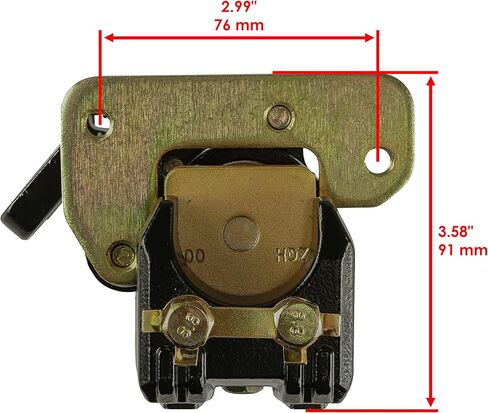 Caltric Rear Brake Caliper Compatible with Honda Sportrax 300 TRX300EX 2x4 1995-2008 Mechanical in Saudi Arabia