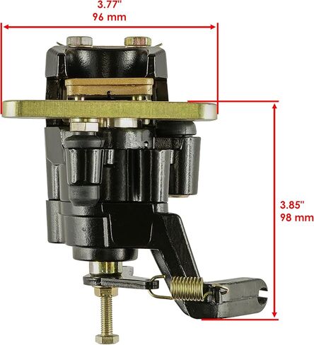 Caltric Rear Brake Caliper Compatible with Honda Sportrax 300 TRX300EX 2x4 1995-2008 Mechanical in Saudi Arabia
