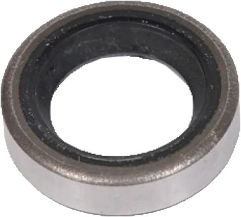 KarParts360 For Chevy Caprice 1990-1996 Shift Shaft Seal | Rubber | Black, Silver | 5 Millimeters / 0.197 Inches Thickness | 11.81 Millimeters / 0.465 Inches Inside Diameter | Round Rim Shape in Saudi Arabia