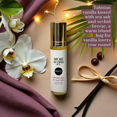 MOEA- بوكينيكيني - بكرات عطر هاواي - أحلام أزهار بوكينيكيني وندى الصباح - عطور الأزهار الطبيعية للنساء - هدايا مصنوعة في هاواي - هدايا بولينيزية المحيط الهادئ مصبوبة يدويًا بالوها- in Kuwait