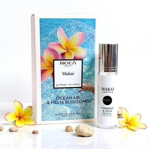 MOEA- بوكينيكيني - بكرات عطر هاواي - أحلام أزهار بوكينيكيني وندى الصباح - عطور الأزهار الطبيعية للنساء - هدايا مصنوعة في هاواي - هدايا بولينيزية المحيط الهادئ مصبوبة يدويًا بالوها- in Kuwait