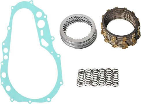 Clutch Kit Disks Springs Gasket Replacement for Suzuki LTZ400 LTZ400Z 2003-2004 11482-07G00 in Saudi Arabia