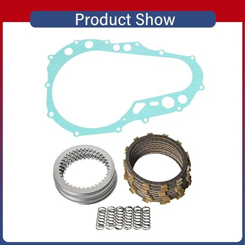 Clutch Kit Disks Springs Gasket Replacement for Suzuki LTZ400 LTZ400Z 2003-2004 11482-07G00 in Saudi Arabia