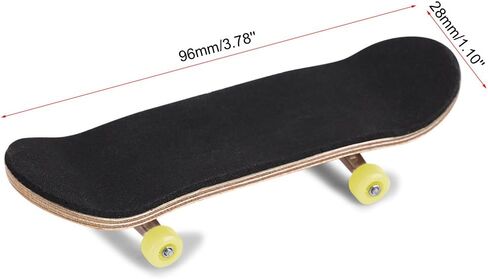 ألواح تزلج خشبية من ميلتريب، قطعة واحدة من ألواح تزلج من سبائك خشبية من خشب القيقب مع صندوق هدايا لتقليل الضغط (أبيض) in Kuwait