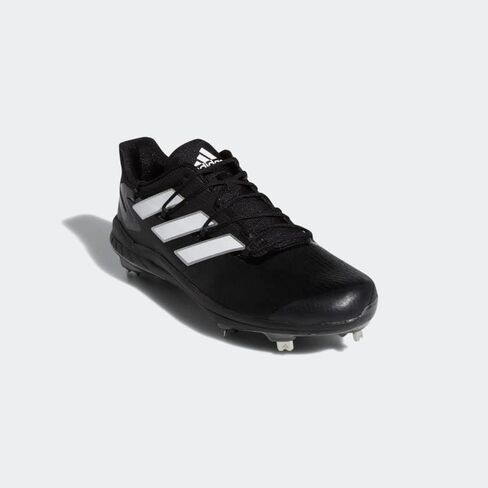 adidas Men's Adizero Afterburner 8 Baseball Shoe, Black/White/White, 8.5 in Saudi Arabia