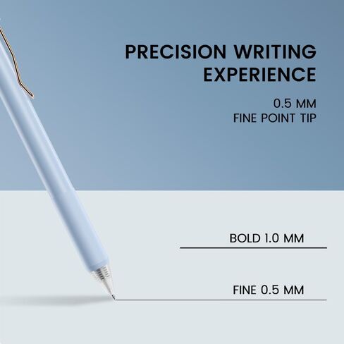 Gel Pens - Black Ink 4pcs 0.5 mm Fine Point Smooth Writing Pen, Office School Journaling Supplies (Morandi) in Saudi Arabia