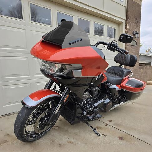 غطاء الزجاج الأمامي HDBUBALUS Road Glide مقاس 13.5 بوصة لغطاء الزجاج الأمامي الموجي لـ Harley FLTRX 2024-2025، FLTRXSE 2023-2025، FLTRXSTSE 2024-2025 أرجواني in Saudi Arabia