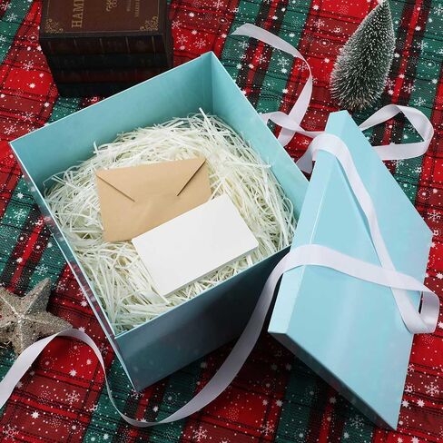 Large Gift Box with Lid 12.5x12.5x10 Inches, Black Gift Boxes for presents Packaging for Birthdays, Valentine's Day, Christmas, Anniversaries (Include Shredded Paper Fill, Envelope Card Ribbon) in Saudi Arabia