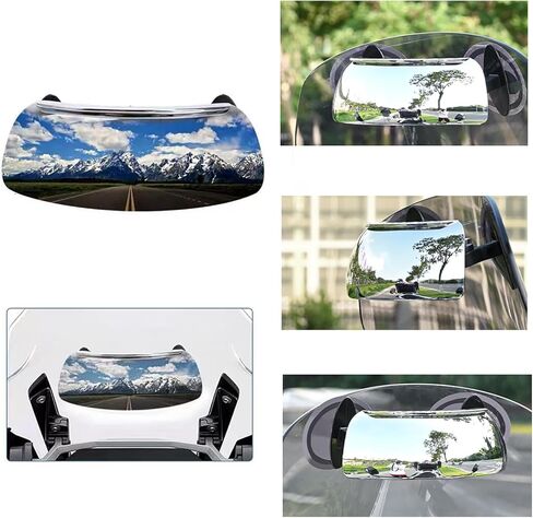 Motorcycle Windscreen Mirror for BMW G 650 GS 2010 2011 2012 2013 2014 2015 2016 2017, Wide Angle Rearview Mirror for Motorbikes Wide‑Angle 180° Convex, Motorcycle Blind Spot Rear Mirror in Saudi Arabia