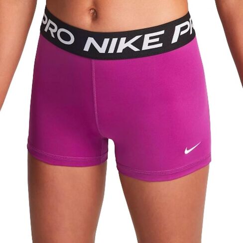 شورت ضغط Pro 3 بوصة للنساء من Nike (أحمر، مقاس كبير) in Kuwait