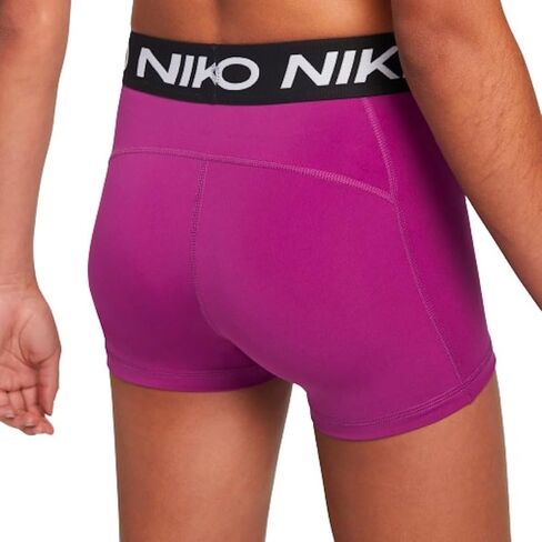 شورت ضغط Pro 3 بوصة للنساء من Nike (أحمر، مقاس كبير) in Kuwait