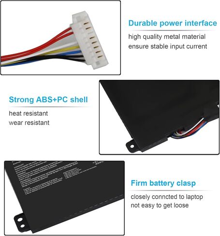 42Wh WDXOR 11.4V Battery for Dell Inspiron 13 7375 7368 7378 5368 5378 5379 P69G 15 7579 7560 7570 7569 7573 5570 5567 5565 5568 5578 5579 5575 17 5765 5767 5770 5775 P58F P66F P75F 3CRH3 FC92N CYMGM in Saudi Arabia