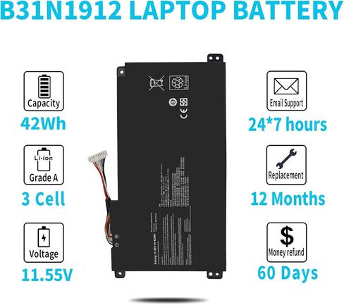 42Wh WDXOR 11.4V Battery for Dell Inspiron 13 7375 7368 7378 5368 5378 5379 P69G 15 7579 7560 7570 7569 7573 5570 5567 5565 5568 5578 5579 5575 17 5765 5767 5770 5775 P58F P66F P75F 3CRH3 FC92N CYMGM in Saudi Arabia