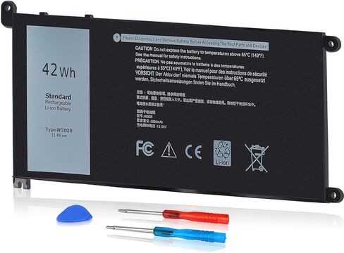 42Wh WDXOR 11.4V بطارية لديل انسبايرون 13 7375 7368 7378 5368 5378 5379 P69G 15 7579 7560 7570 7569 7573 5570 5567 5565 5568 5578 5579 5575 17 5765 5767 5770 5775 P58F P66F P75F 3CRH3 FC92N CYMGM in Kuwait