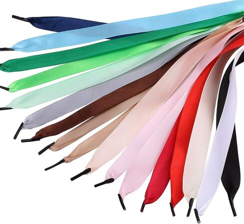 100 Pcs 12.59 inch Satin Ribbon Solid Fabric Paper Gift Bags Rope Handles, Kraft Paper Gift Bags Ribbon Handles Shopping Bags Ribbon Handle Wine Box Handle DIY Craft Decorative Portable Rope in Saudi Arabia
