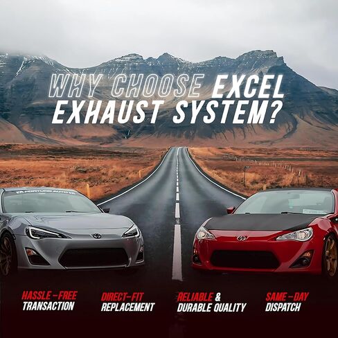 Excel Exhaust Catalytic Converters - Direct Fit Catalytic Converter Replacement/Compatible for Mazda CX-9 2018 2019 2020 2021, 2.5L Turbo - EPA Compliant in Kuwait