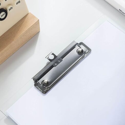 3-Pack Acrylic Clipboards with Gold Clips for A4 Size Clipboard for Office, Stylish Thick Clip Board for School (Lucency Gold-3 Pack) in Saudi Arabia