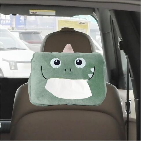 Cute Car Tissue Holder, Cartoon Auto Backseat Large Tissue Box, Car Paper Towel Holder Case, Universal Vehicle Napkin Organization Accessories Fit for Cars (Pig) in Saudi Arabia