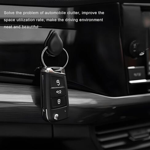 4PCS Car Mini Hooks, Self-Adhesive Backseat Hanger Multifunctional Vehicle Hanging Holder, Dashboard Storage Hook Interior Hanging Organizer for Key USB Cable Earphone (Strawberry) in Saudi Arabia