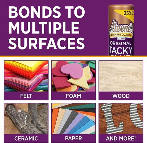 Aleene's Orignial Tacky Glue for Crafts in Always Ready Bottle, Nontoxic, Dries Clear, 5 fl oz in Saudi Arabia