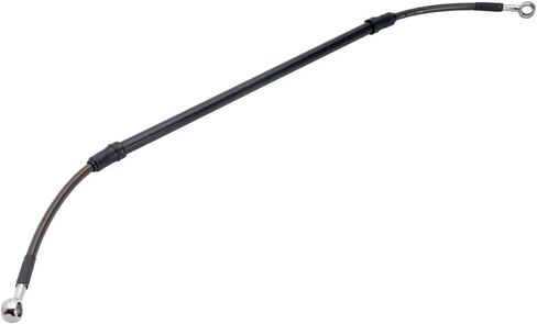 خط فرامل مضفر فولاذي خلفي للدراجة النارية من Tusk بطول قياسي أسود متوافق مع Honda CR250/CR500 1992-2001 in Kuwait
