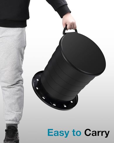 TRIPTIPS Upgrade XXL Retractable Portable Toilet for Camping Height Adjustable Travel Toilet Foldable Camping Toilet Portable Toilet for Adults and Kids, Collapsible Stool in Saudi Arabia