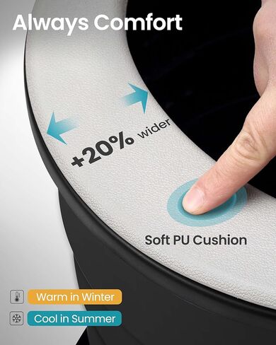 TRIPTIPS Upgrade XXL Retractable Portable Toilet for Camping Height Adjustable Travel Toilet Foldable Camping Toilet Portable Toilet for Adults and Kids, Collapsible Stool in Saudi Arabia