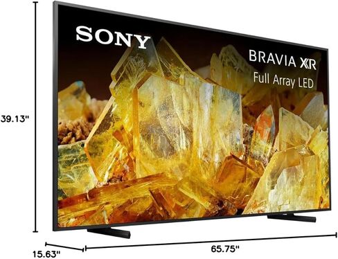 Sony XR85X90K Bravia XR 85" X90K 4K HDR Full Array LED Smart TV (2022 Model) Bundle with Premiere Movies Streaming + 37-100 Inch TV Wall Mount + 6-Outlet Surge Adapter + 2X 6FT 4K HDMI 2.0 Cable in Saudi Arabia