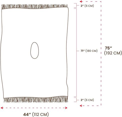 معطف ألبكة بغطاء رأس - أبيض مع خطوط وشراشيب من جامبا in Kuwait