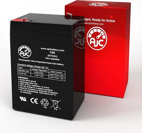 AJC Battery Compatible with Kid Trax Minnie Mouse Hot Rod Toddler Quad KT1268 6V 5Ah Ride-On Toy Battery in Saudi Arabia