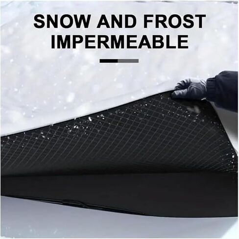 Windshield Snow Cover for BMW 3 Series 320 325 328 330, Windproof Winter Frost Guard Windshield Protector Windshield Cover for Ice and Snow,B in Saudi Arabia