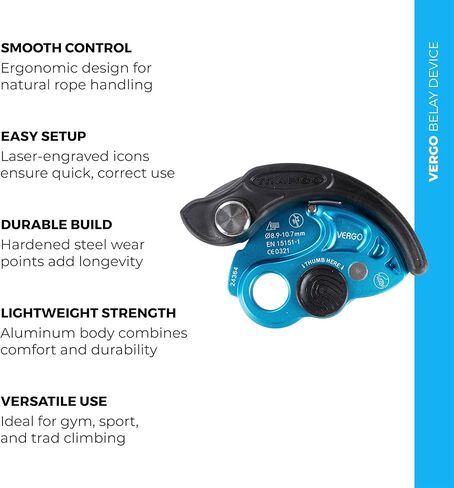 TRANGO Vergo | Belay Device for Climbing in Kuwait