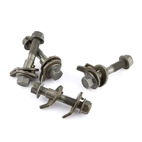 Tbest Camber Bolt Kit، Spc Camber Bolt، مجموعة كاميرا محاذاة العجلات الخلفية، 4 قطع 14 مم من الفولاذ الأخضر برأس مسطح لليد اليمنى M14 × 1.5 مم من الدرجة 2 مسامير الحدبة لمركبات 2009 in Saudi Arabia