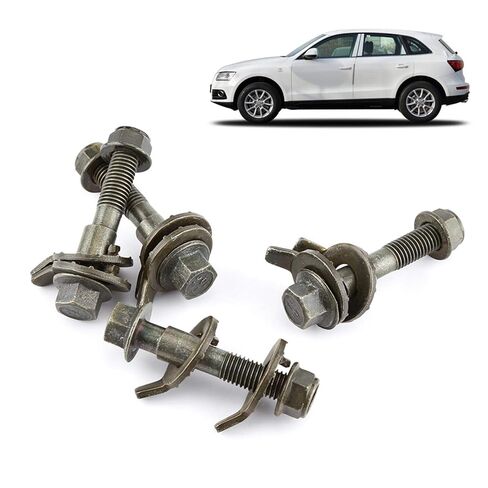 Tbest Camber Bolt Kit، Spc Camber Bolt، مجموعة كاميرا محاذاة العجلات الخلفية، 4 قطع 14 مم من الفولاذ الأخضر برأس مسطح لليد اليمنى M14 × 1.5 مم من الدرجة 2 مسامير الحدبة لمركبات 2009 in Saudi Arabia