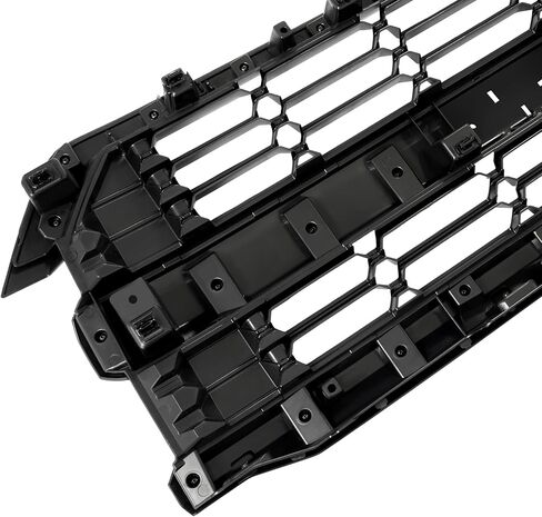 مجموعة الشبكة الأمامية متوافقة مع 2016-2019 تشيفي شيفروليه سيلفرادو 1500 بديلة لـ 84134049 بلاستيك الشواية الأمامية (ABS) باللون الأسود in Kuwait