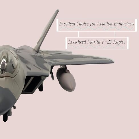 مقياس 1:100 طائرات مصبوبة F-22 طائرة مقاتلة نموذج طائرة مقاتلة هجومية طائرة عسكرية نموذج طائرة جمع الطائرة للهدايا in Saudi Arabia