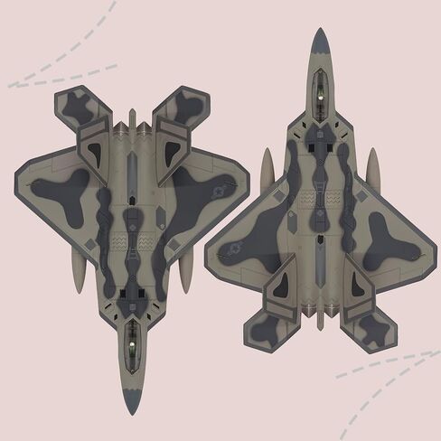 مقياس 1:100 طائرات مصبوبة F-22 طائرة مقاتلة نموذج طائرة مقاتلة هجومية طائرة عسكرية نموذج طائرة جمع الطائرة للهدايا in Saudi Arabia