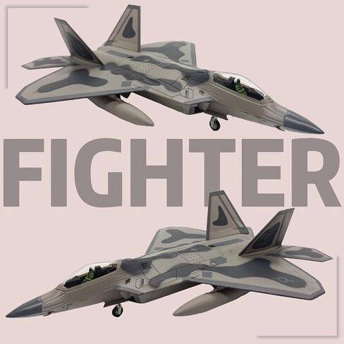 مقياس 1:100 طائرات مصبوبة F-22 طائرة مقاتلة نموذج طائرة مقاتلة هجومية طائرة عسكرية نموذج طائرة جمع الطائرة للهدايا in Saudi Arabia