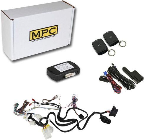 MPC Complete Kit - (2) 4-Button 2-Way Extended Range Remote Start Compatible with Infiniti QX50 2014-2017 Push-to-Start - Plug-in T-Harness - Firmware Preloaded - Antenna Kit in Saudi Arabia