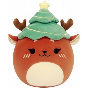 Christmas Reindeer Merry Plush with Tree Hat, Soft Stuffed Animal 12in in Saudi Arabia