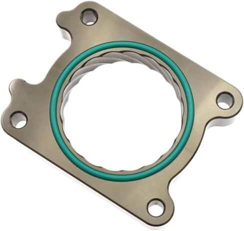 Compatible with Compatible GM 2.0T Turbocharged Engines Regal Lacrosse GL8 Envision Throttle Body Spacer Aluminum Vortex Style Intake Manifold Gasket Accessory in Saudi Arabia