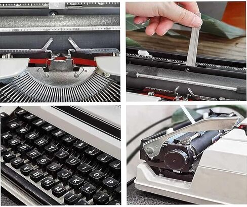 Manual Traditional Typewriter, Retro Style Manual Typewriter, Classic Word Processor, Perfect for Writing Novels Anywhere in Saudi Arabia
