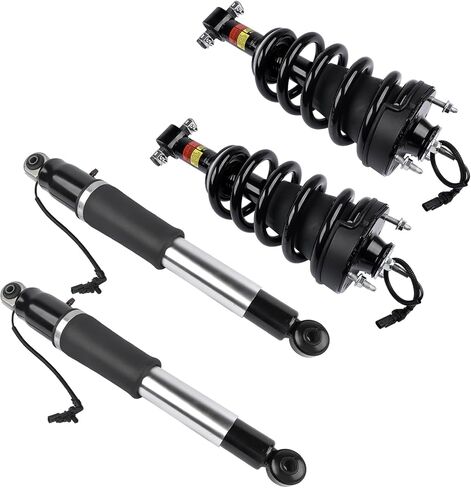 4Pcs Front Shock Absorber Assys + Rear Air Struts Replacement for Cadillac Escalade ESV Chevy Suburban Tahoe GMC Yukon XL 2015-2017 84176631 23267007 in Saudi Arabia